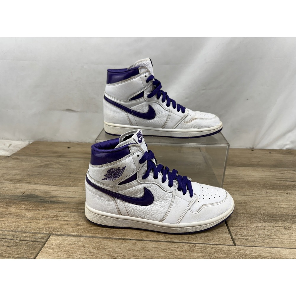 Nike Air Jordan 1 High OG Court Purple White CD0461-151 Womens Size 9